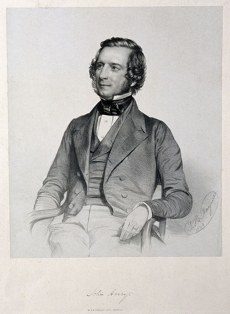 John Avery. Lithograph by T. H. Maguire, 1849.