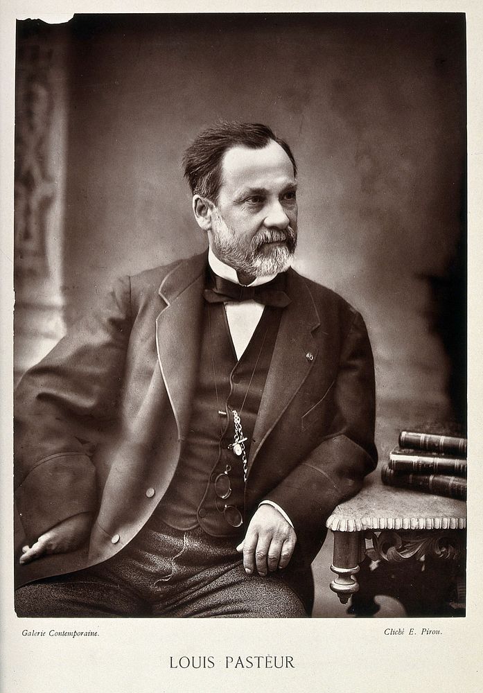 Louis Pasteur. Photograph by E. Pirou.