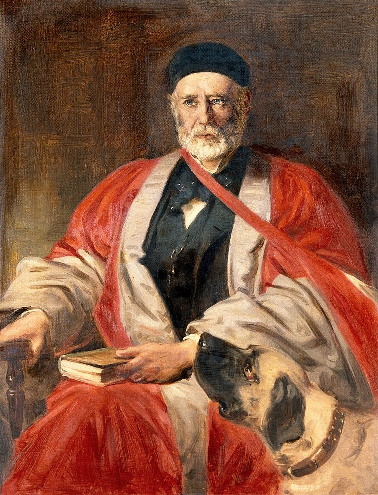 George Y. Heath. Oil painting by C.K. Robertson.