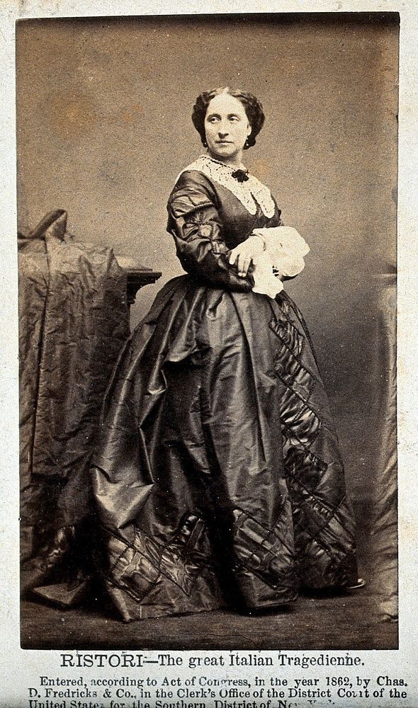 Adelaide Ristori. Photograph by Charles D. Fredricks & Co.