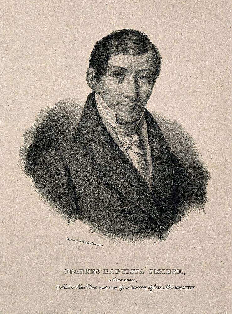 Johann Baptist Fischer. Lithograph.