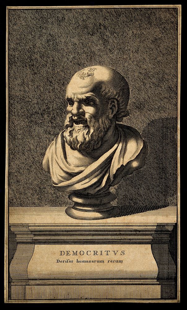 Democritus. Line engraving. | Free Photo Illustration - rawpixel