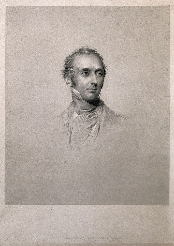 Charles Aston Key. Stipple engraving by F. Holl, 1851, after G. Richmond.