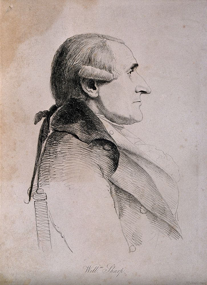 William Sharp. Soft-ground etching by W. Daniell after G. Dance.