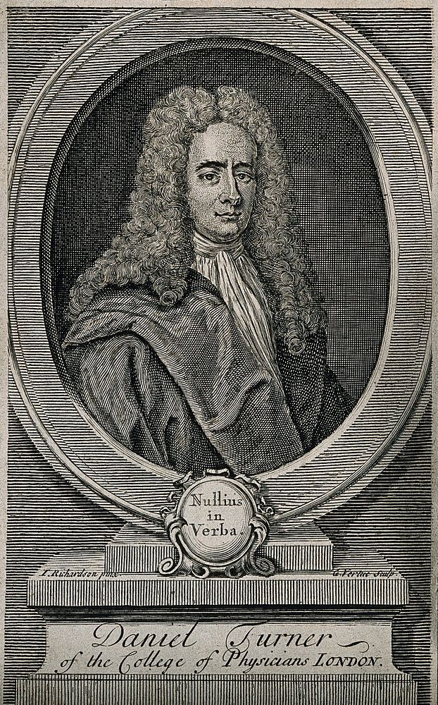 Daniel Turner. Line engraving by G. Vertue, 1732, after J. Richardson.