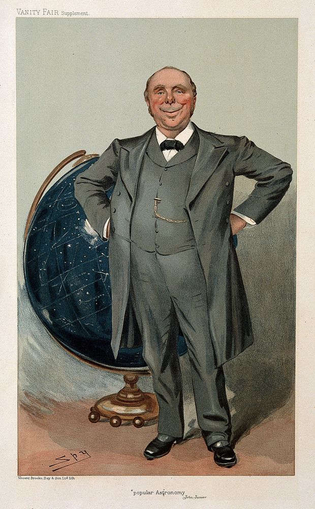 Sir Robert Ball. Colour lithograph after Sir L. Ward [Spy].