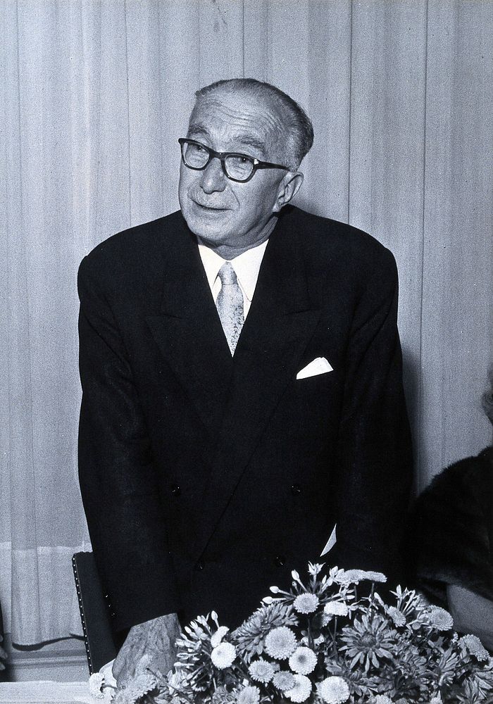Emilio J. Pampana. Photograph by Jean Zbinden, Geneva.