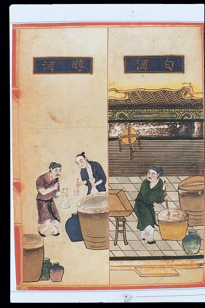 Chinese Materia Dietetica, Ming: Alcoholic beverages
