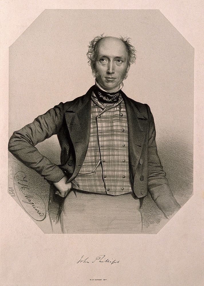 John Phillips. Lithograph by T. H. Maguire, 1851.