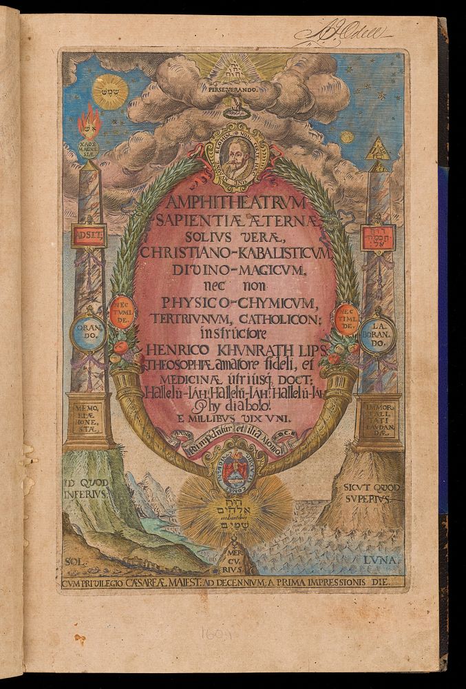 Amphitheatrum sapientiae aeternae solius verae, Christiano-Kabalisticum, divino-magicum, nec non physico-chymicum…