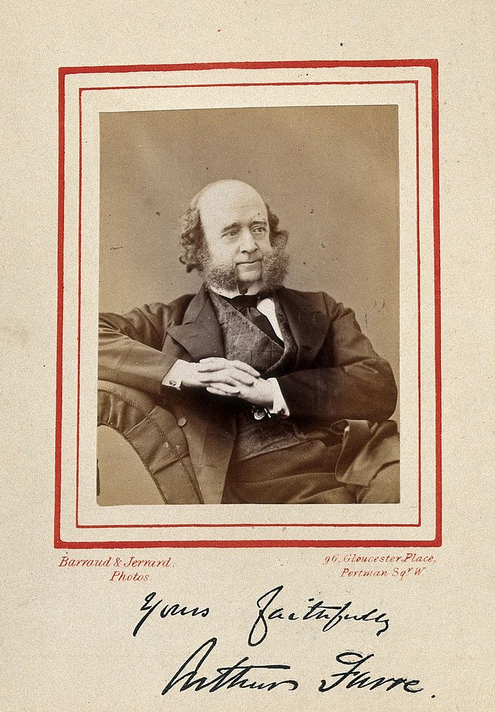 Arthur Farre. Photograph by Barraud & Jerrard, 1873.