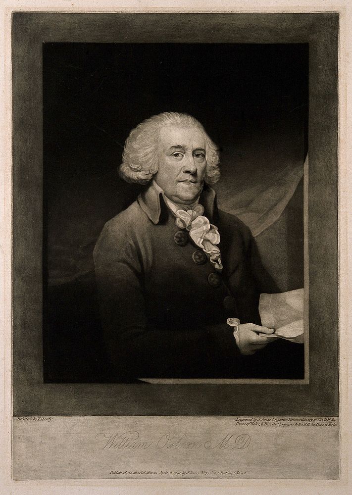William Osborn. Mezzotint by J. Jones, 1791, after T. Hardy.