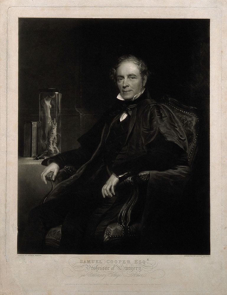 Samuel Cooper. Mezzotint by H. Cousins, 1840, after A. Morton, 1838.