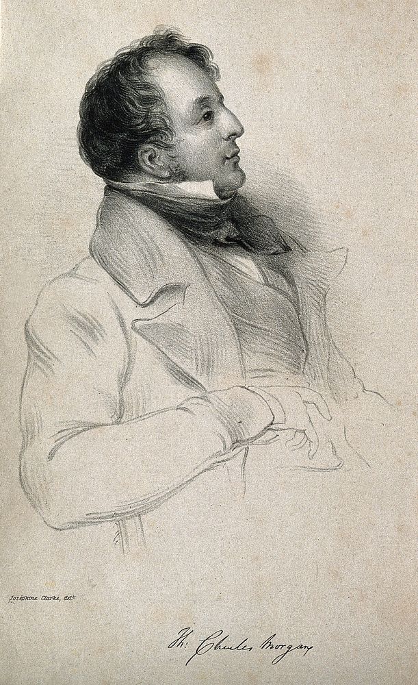 Sir Thomas Charles Morgan. Lithograph by J. Clarke, 1841.