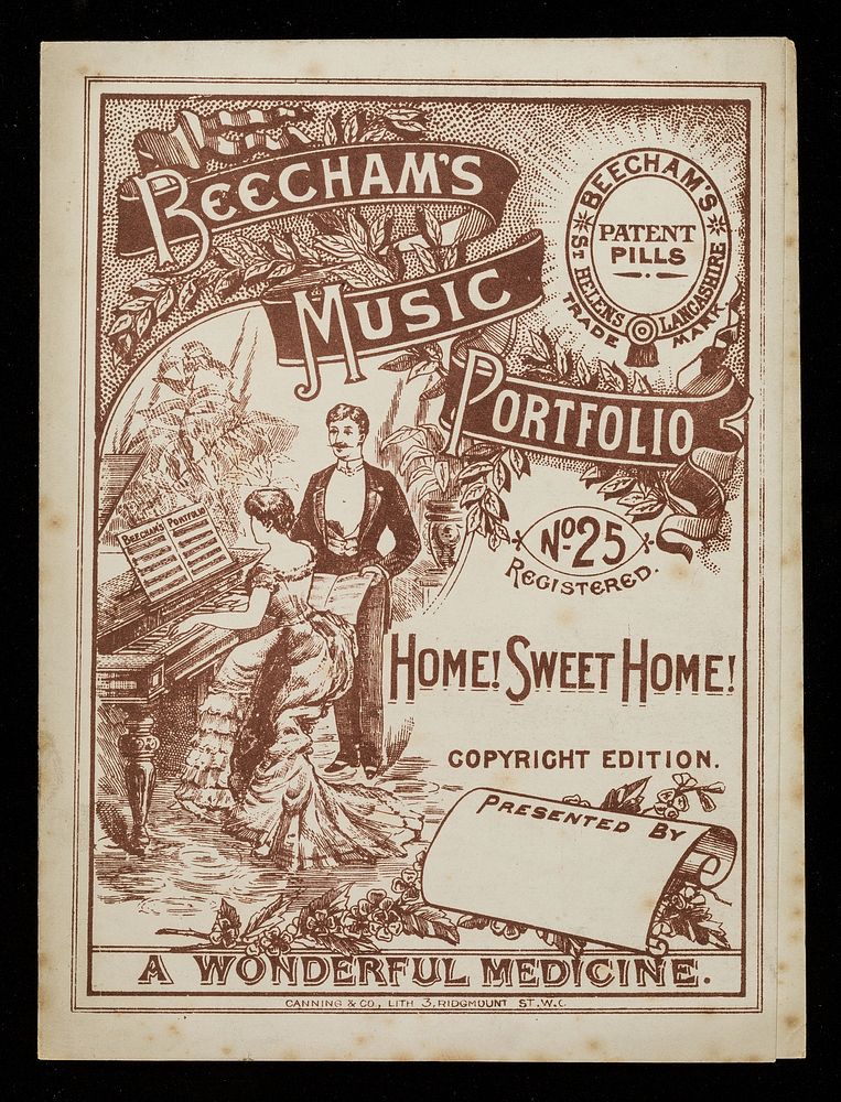 Beecham's music portfolio. No. 25, Home sweet home!.