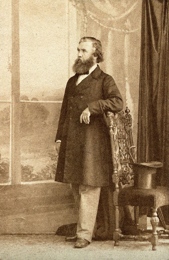 Sir Austen Henry Layard. Photograph by Caldesi Blandford & Co.