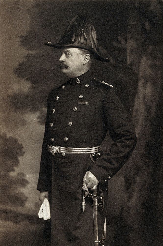 Sir David Bruce. Photograph by Elliott & Fry.