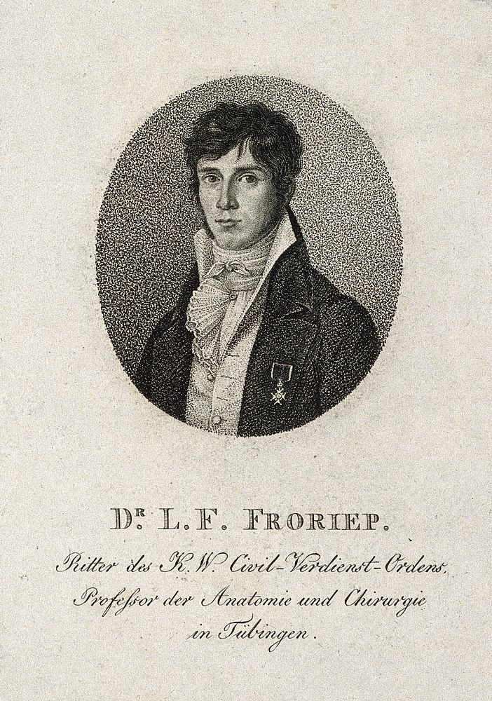 Ludwig Friedrich Froriep. Stipple engraving.
