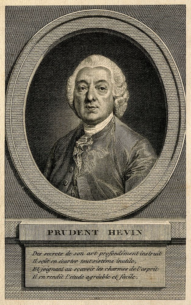 Prudent Hévin. Line engraving, 1793.