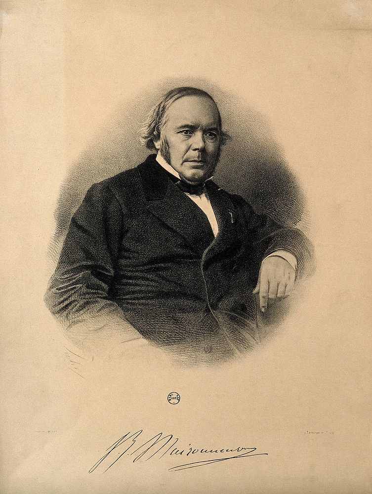 Jacques-Gilles-Thomas Maisonneuve. Lithograph by C. J. Fuhr.