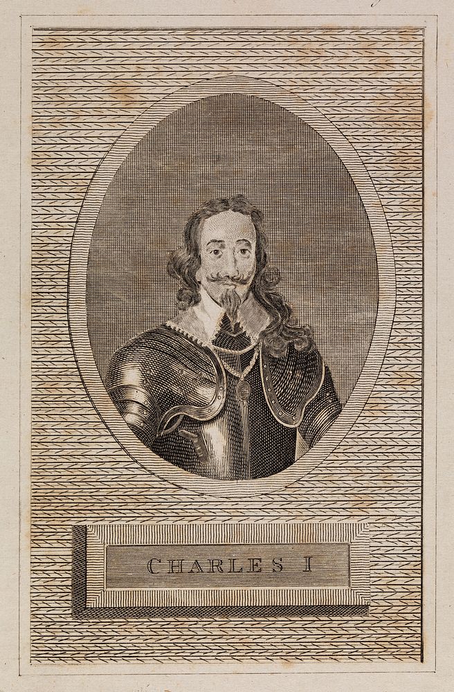 King Charles I. Engraving after W. Dobson.