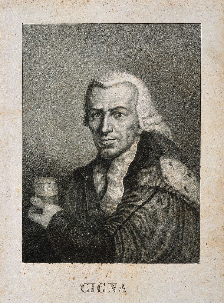 Giovanni Francesco Cigna. Lithograph.