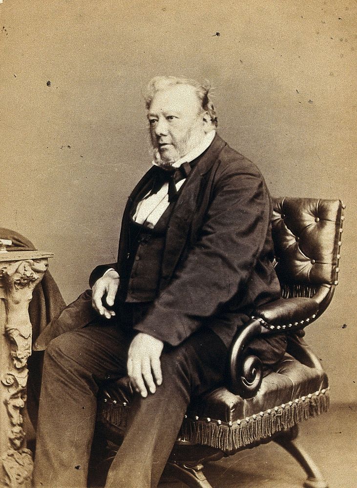 Francis Henry Ramsbotham. Photograph by Ernest Edwards, 1868.