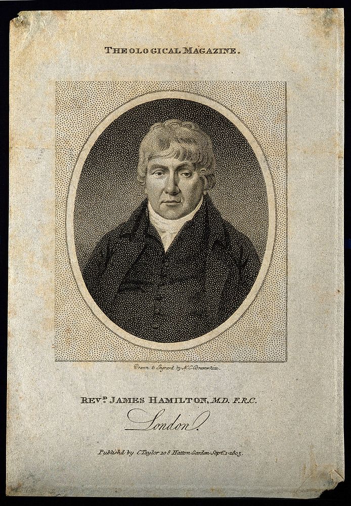 James Hamilton. Stipple engraving by N. C. Branwhite, 1803, after himself.