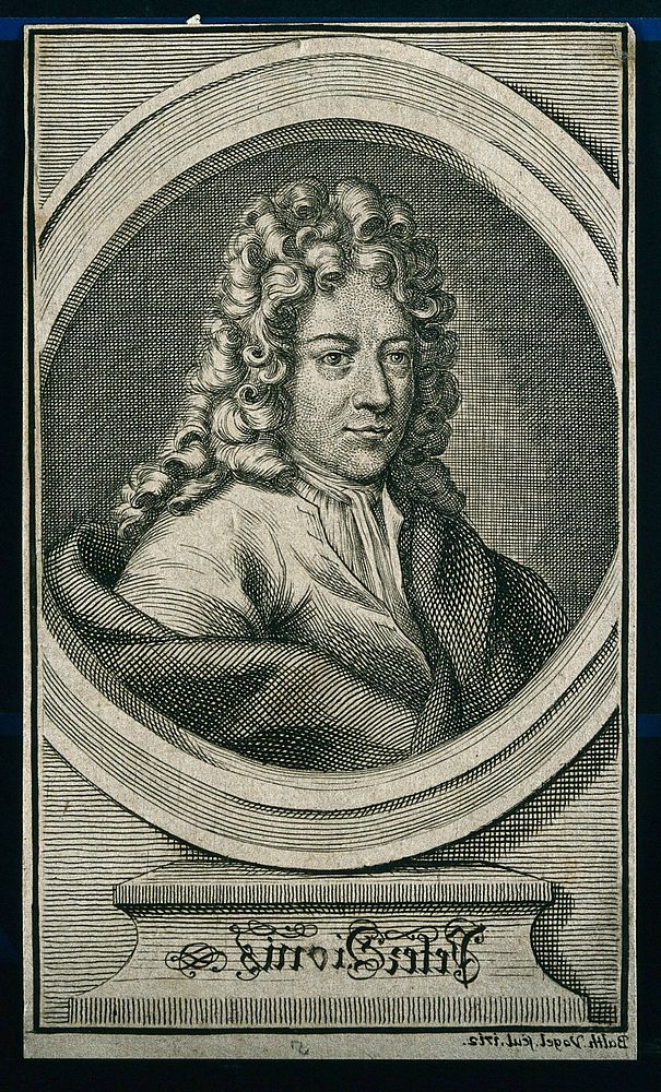 Pierre Dionis. Line engraving by J. Gaspard, 1694.