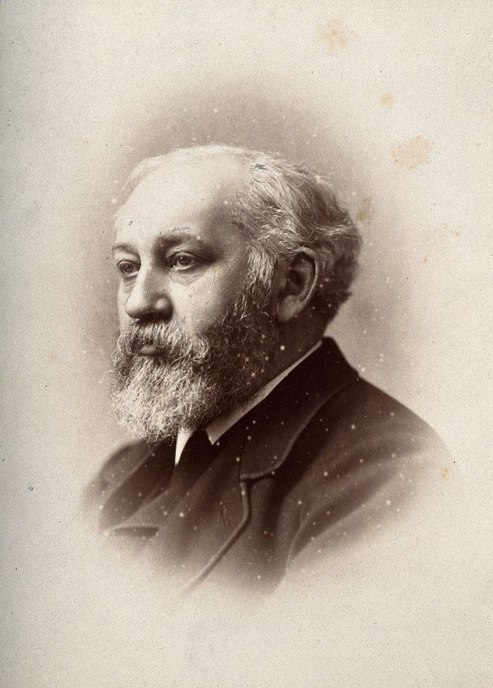 John Netten Radcliffe. Photograph by G. Jerrard, 1881.