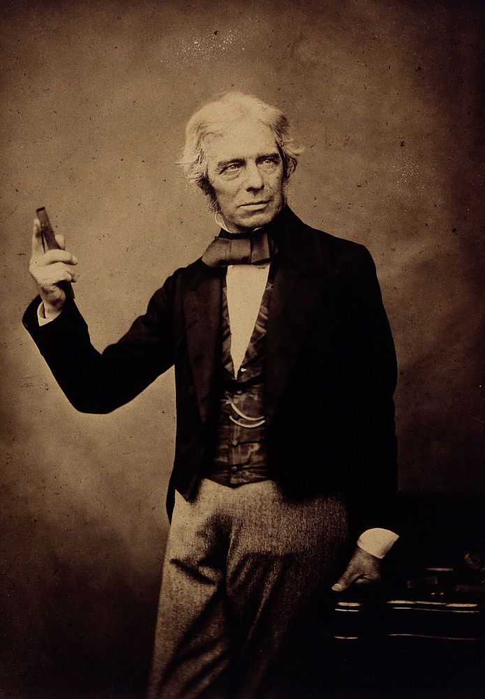 Michael Faraday. Photograph by Maull & Polyblank.