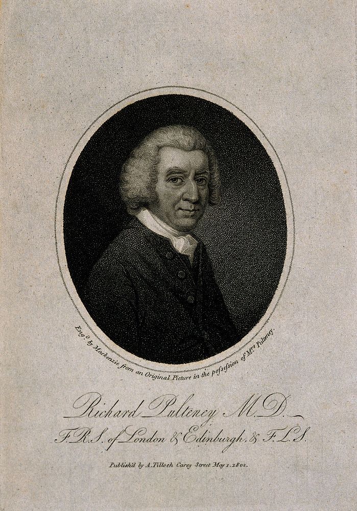 Richard Pulteney. Stipple engraving by K. Mackenzie, 1802.