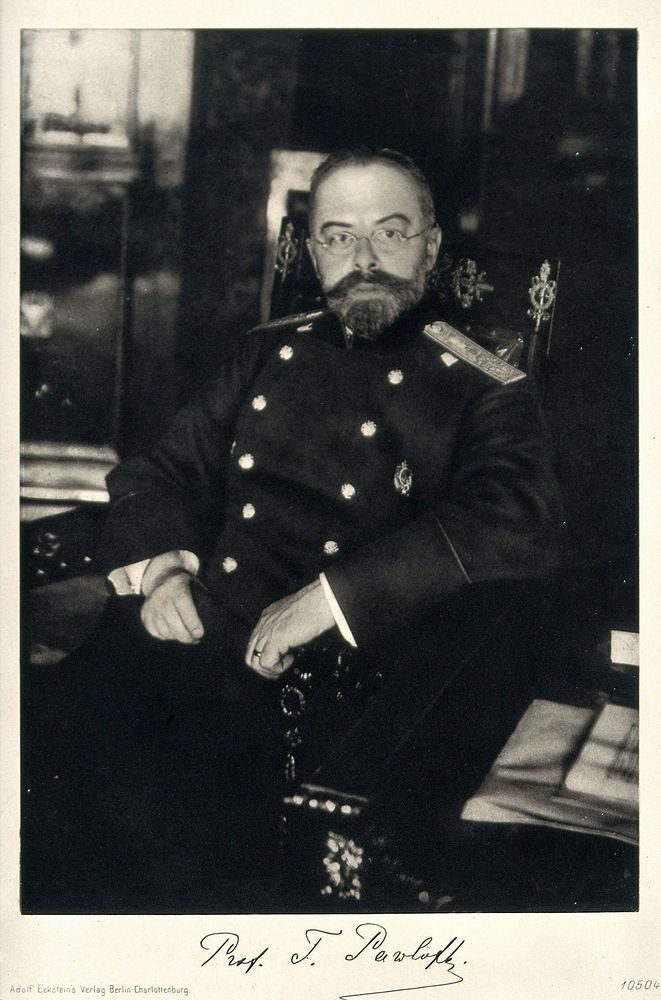 Ivan Petrovich Pavlov . Photogravure.
