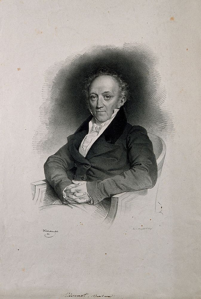 Dominik, Edler von Vivenot. Lithograph by J. Kriehuber, 1831.
