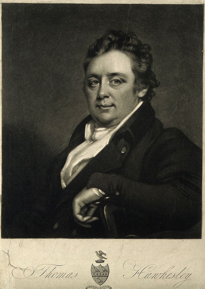 Thomas Hawkesley. Mezzotint by J. R. Smith after himself.