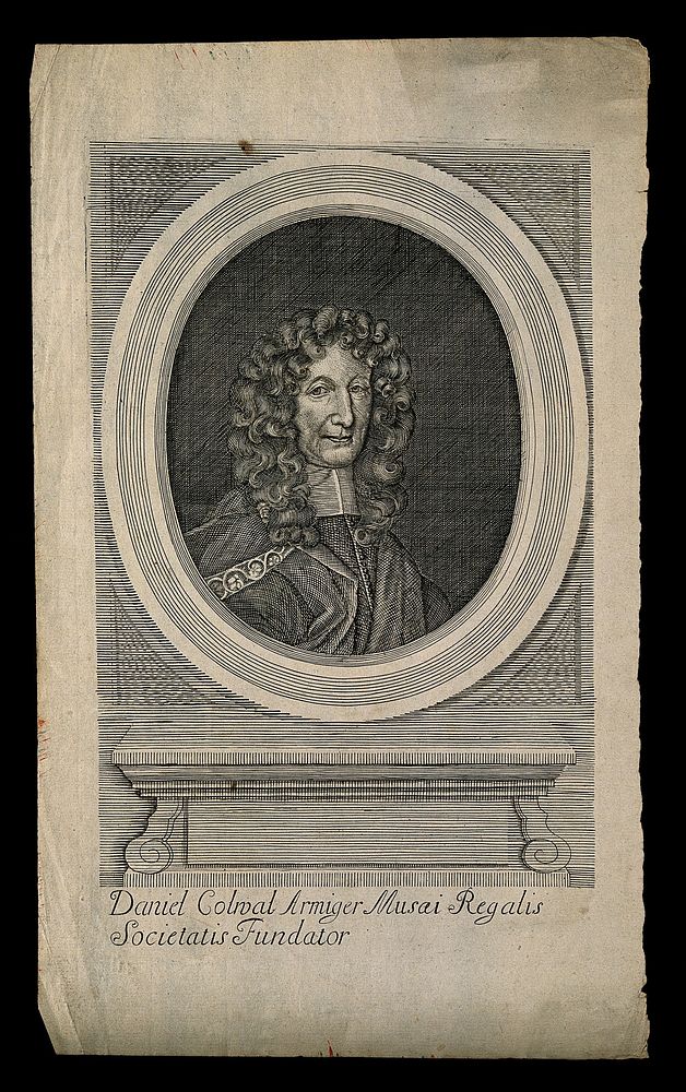 Daniel Colwall. Line engraving, 1681.