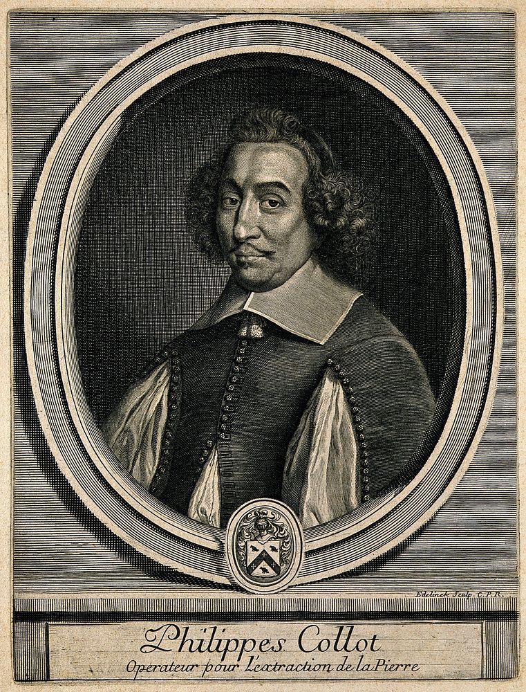Philippe Collot. Line engraving by G. Edelinck, 1700.