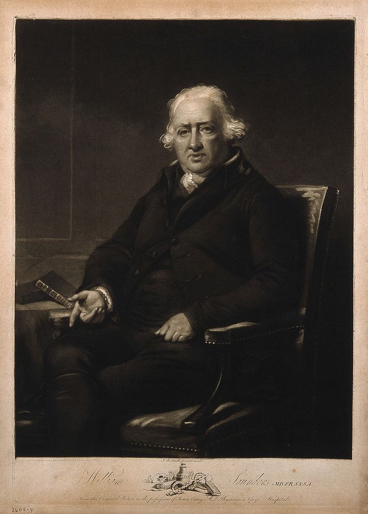 William Saunders. Mezzotint by J. R. Smith, 1803.