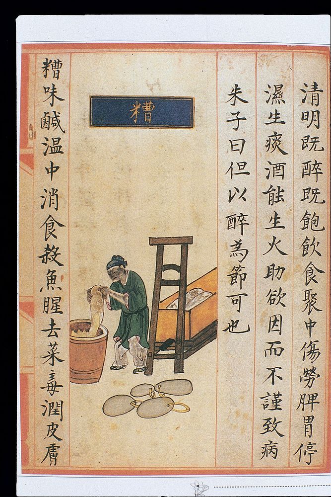 Chinese Materia Dietetica, Ming: Distiller's grains