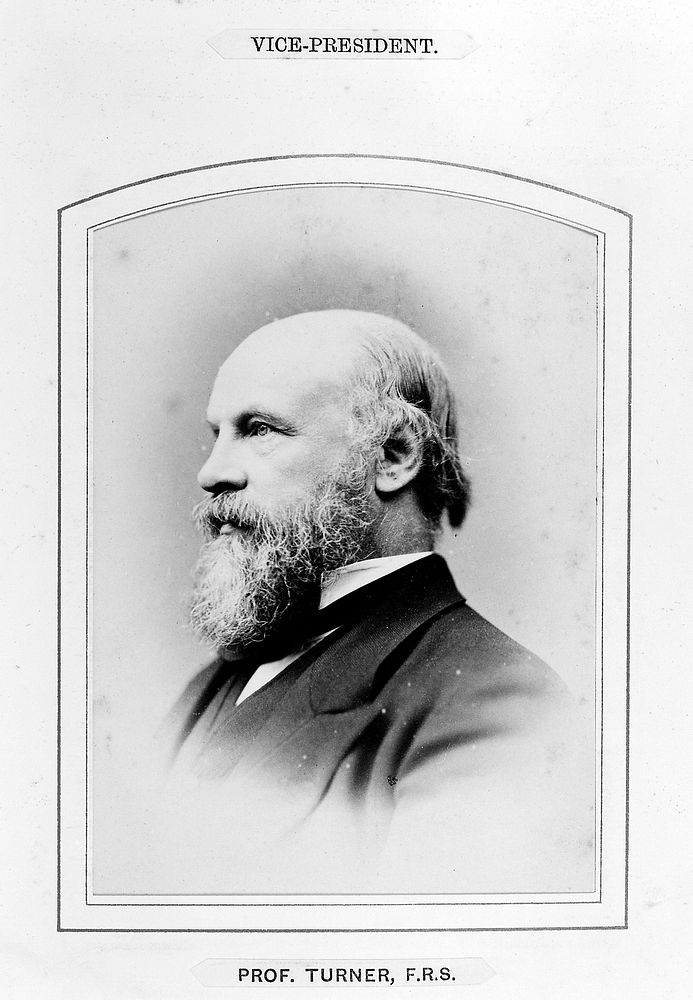 Sir William Turner. Photograph by G. Jerrard, 1881.