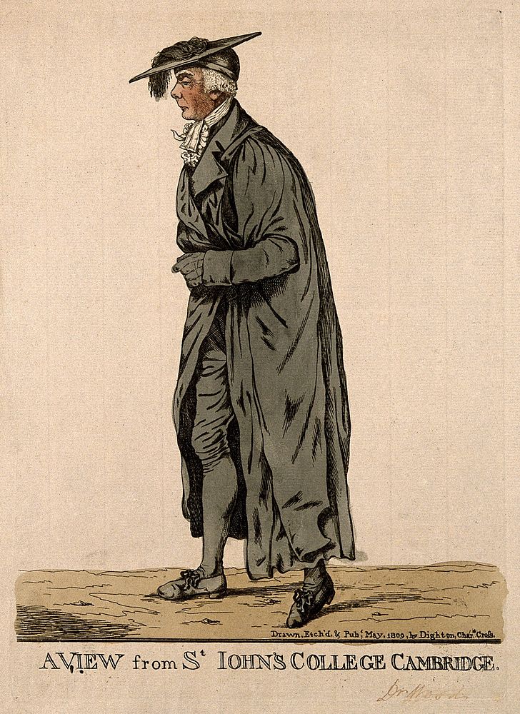James Wood. Coloured etching by Robert Dighton, 1809.