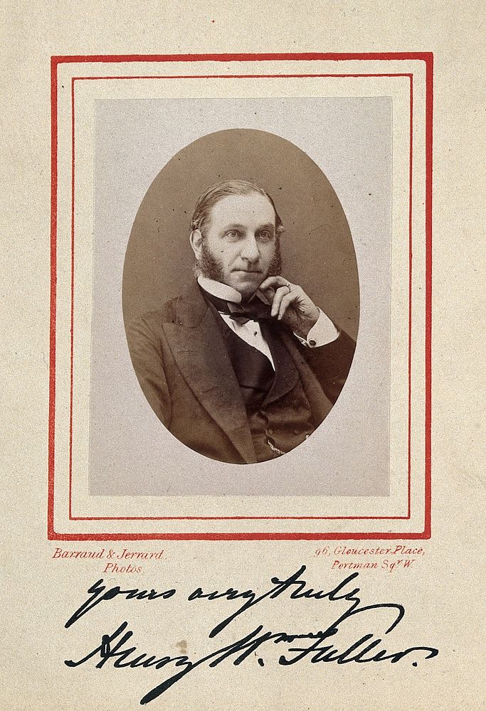 Henry William Fuller. Photograph by Barraud & Jerrard, 1873.