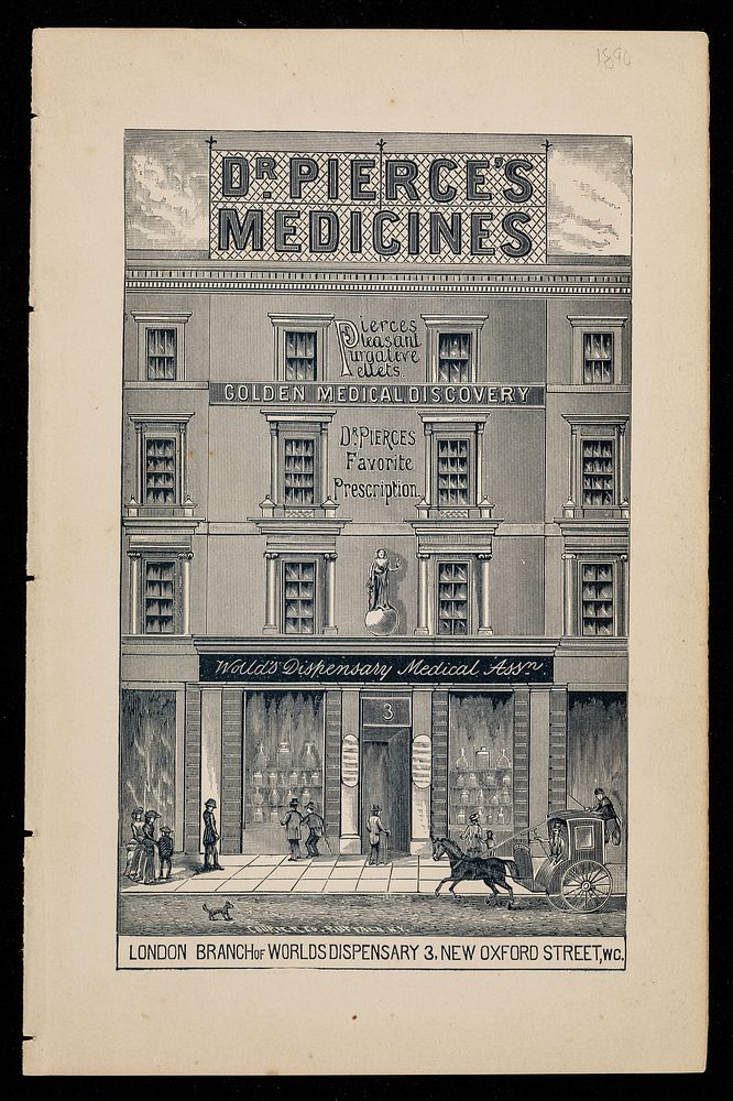 Dr. Pierce's medicines : Pierces Pleasant Purgative Pellets, golden medical discovery, Dr. Pierces favorite prescription /…
