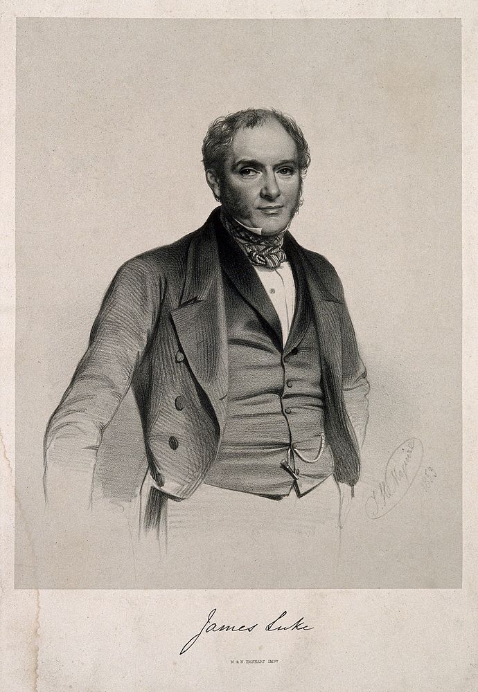 James Luke. Lithograph by T. H. Maguire, 1853.