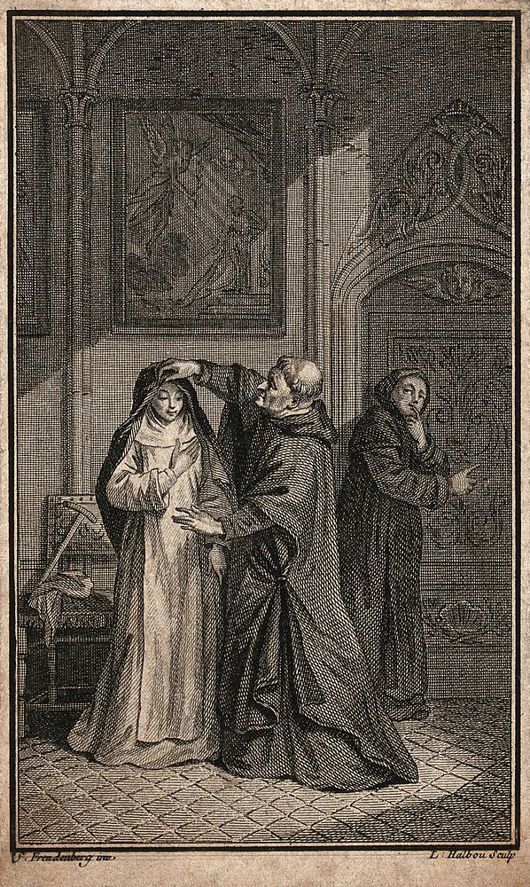 The prior of the Abbaye Saint-Martin-des-Champs in Paris, aided by a young monk, attempts to persuade Sister Marie Héroët…