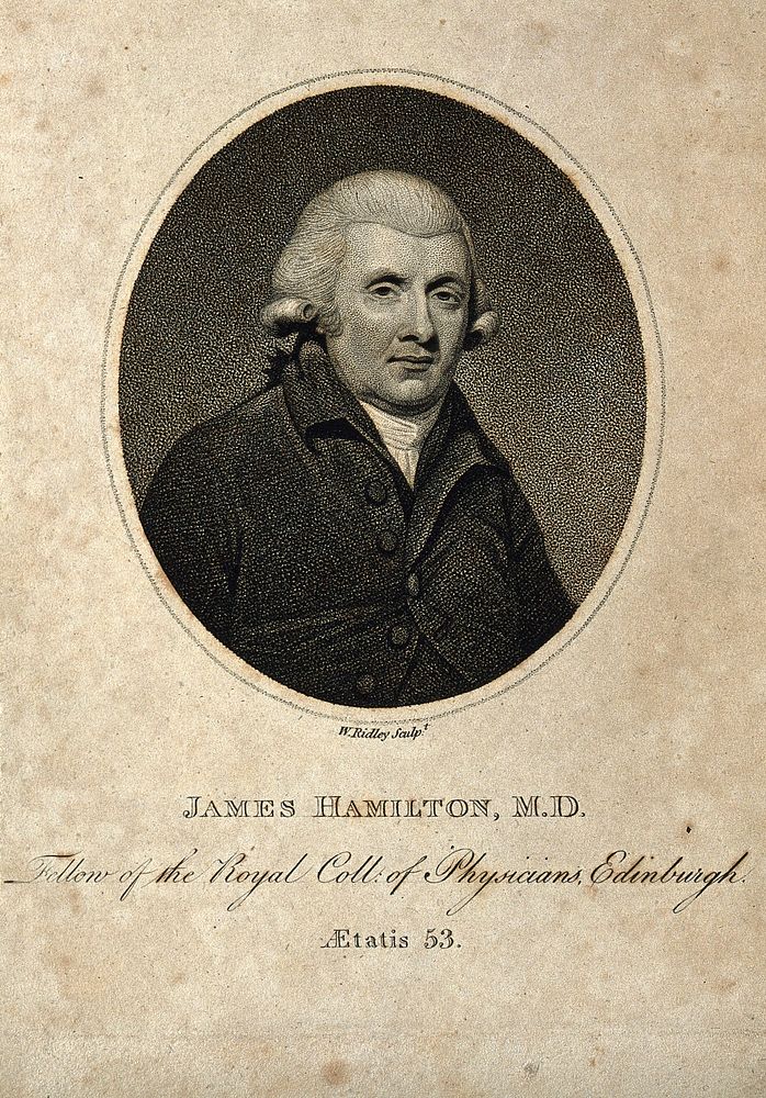 James Hamilton. Stipple engraving by W. Ridley.