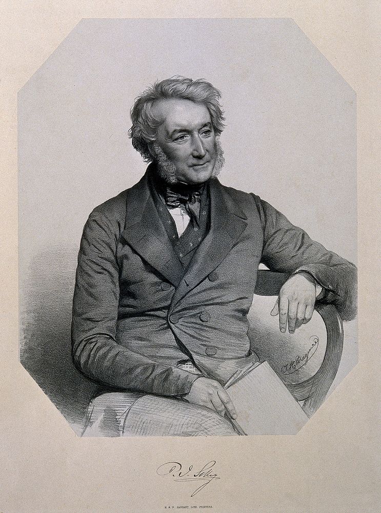 Prideaux John Selby. Lithograph by T. H. Maguire.