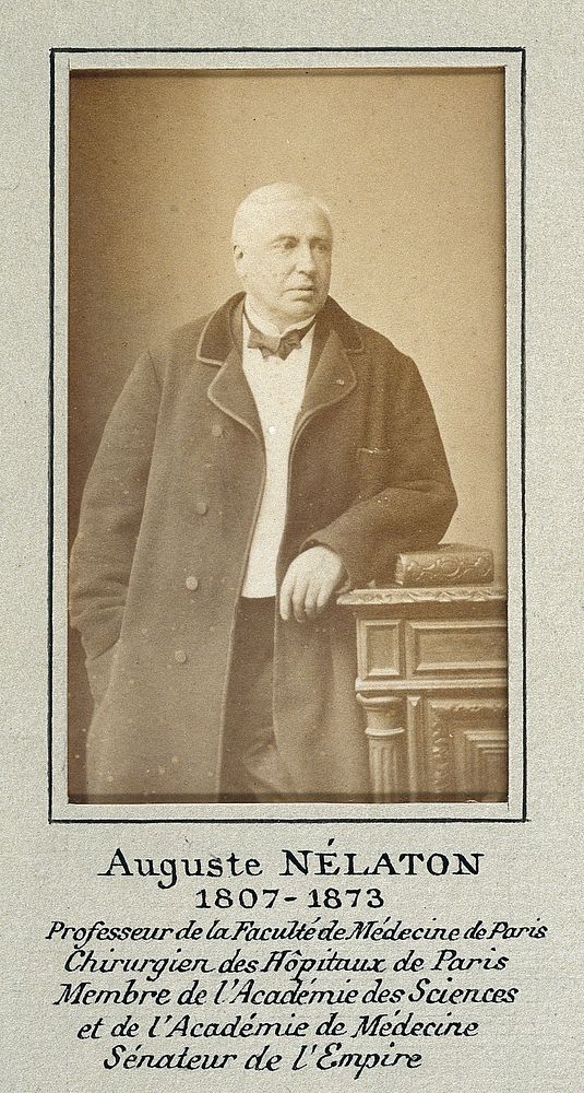 Auguste Nélaton. Photograph.