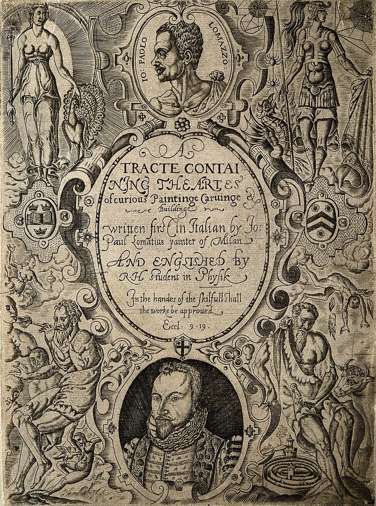Richard Haydock. Line engraving, 1598.