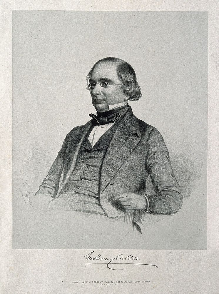 William Coulson. Lithograph by T. H. Maguire, 1858.